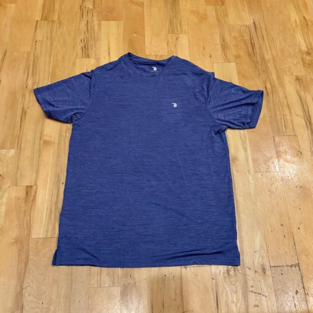 Men's Short Sleeve Athletic Tee - Purple - Medium